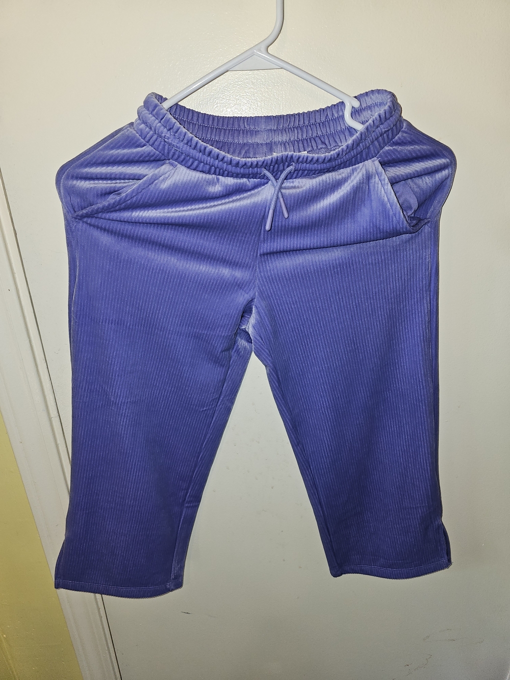 Xersion Kids Violet Ribbed Drawstring Jogger Ser - Picture 2 of 6